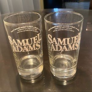 Samuel Adams beer tasting glasses